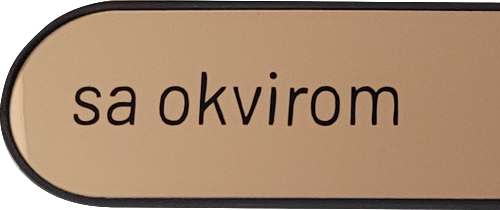 zlatne pločice sa okvirom